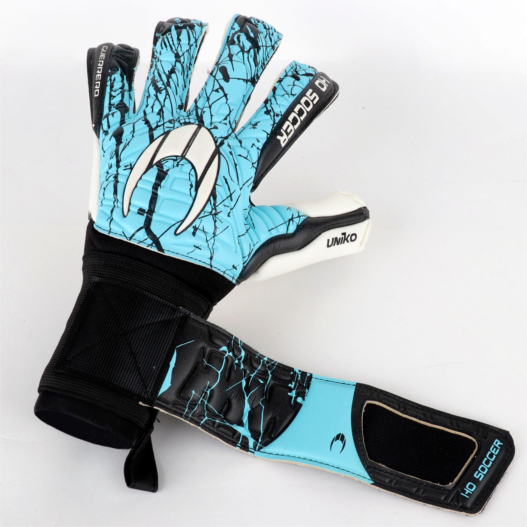 Guanti da portiere Ho Soccer per Adulti Guerrero Uniko Kontakt Blu 3/7