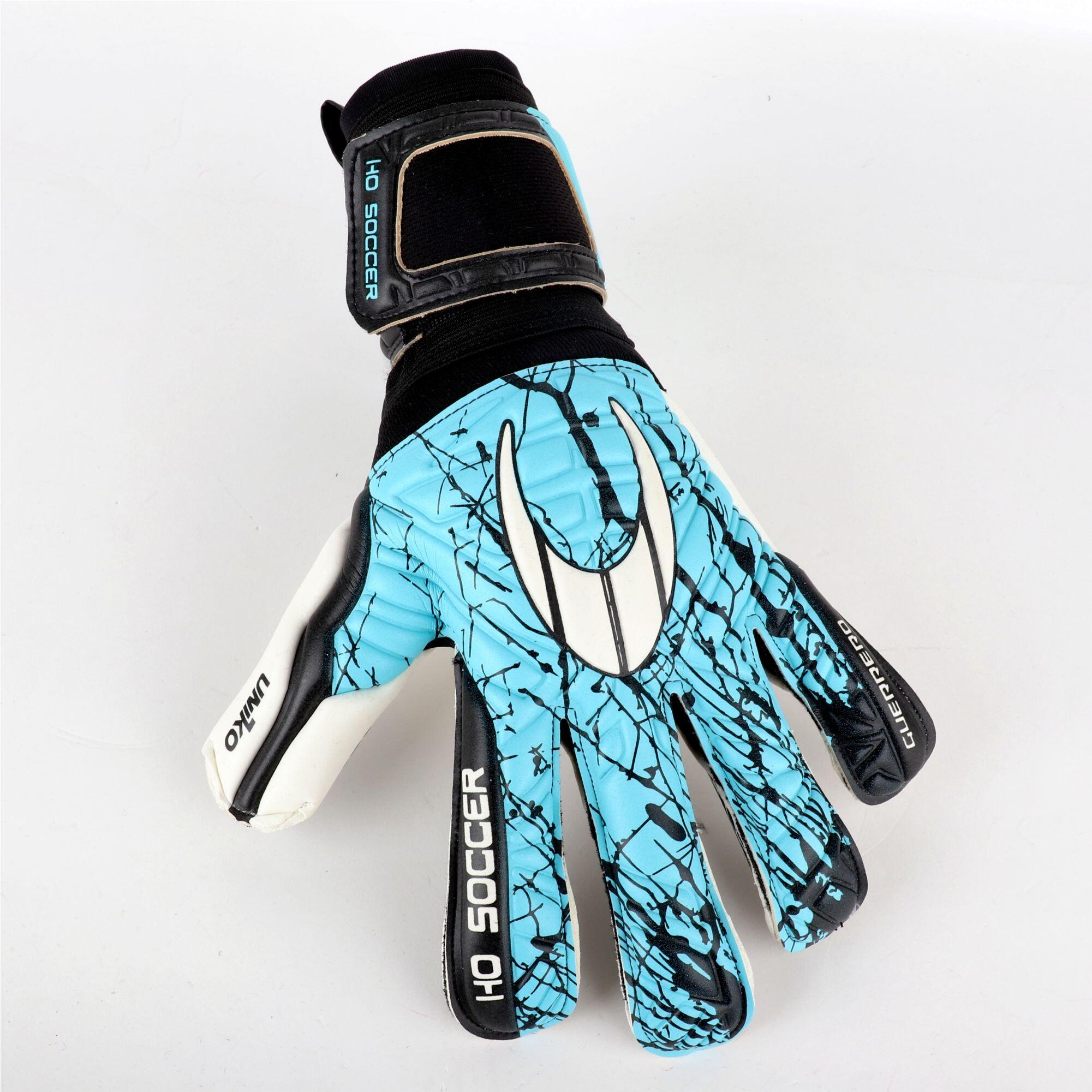 Guanti da portiere Ho Soccer per Adulti Guerrero Uniko Kontakt Blu 6/7