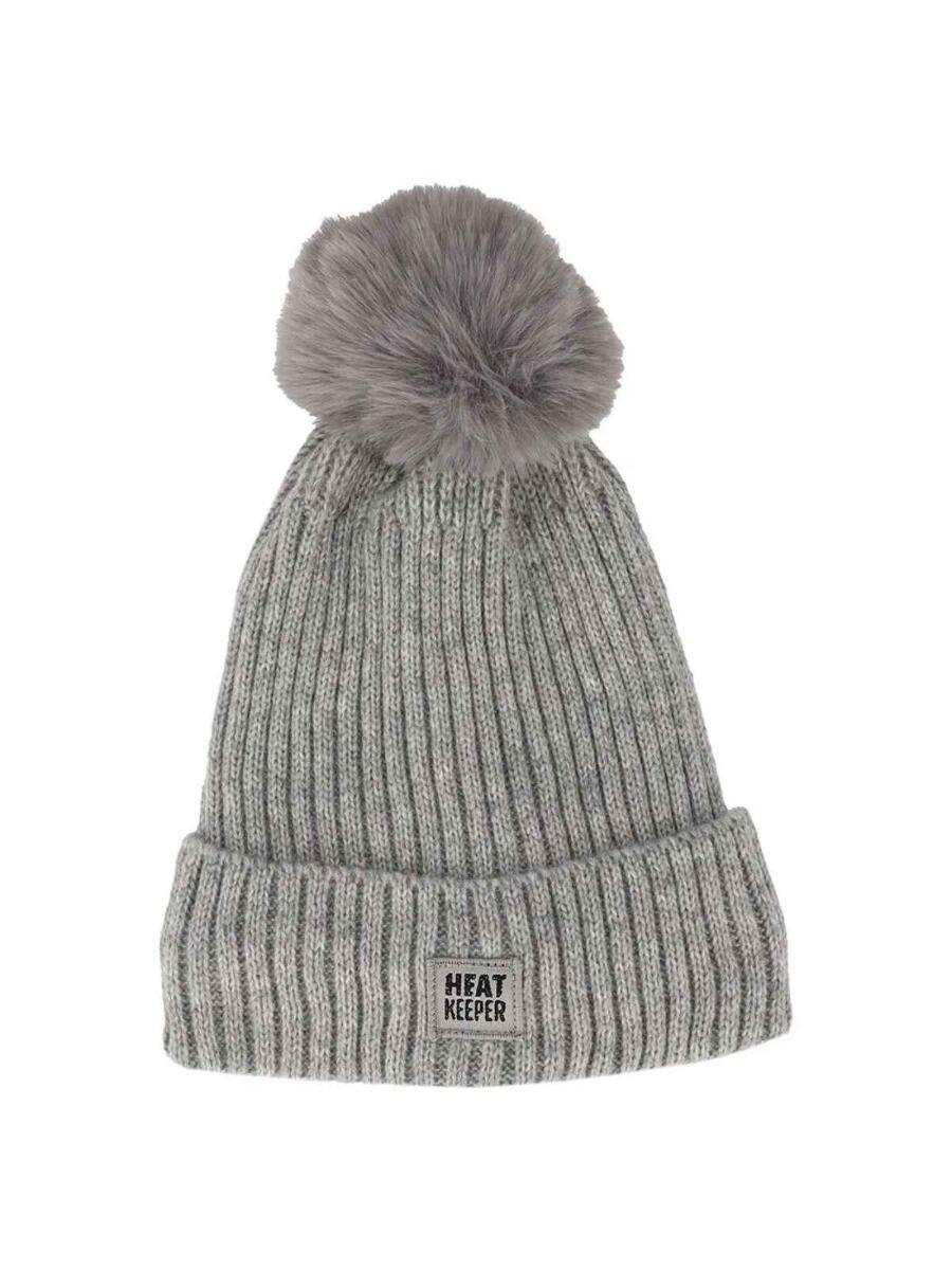 Ensemble Thermique Hiver Femme - Bonnet + Gants + Tour de Cou - Gris 4/7