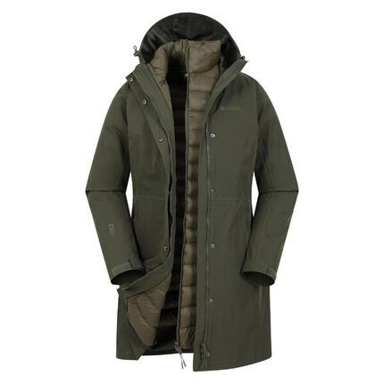 Mountain Warehouse Veste longue 3 en 1 femme Alaskan - Imperméable et chaude