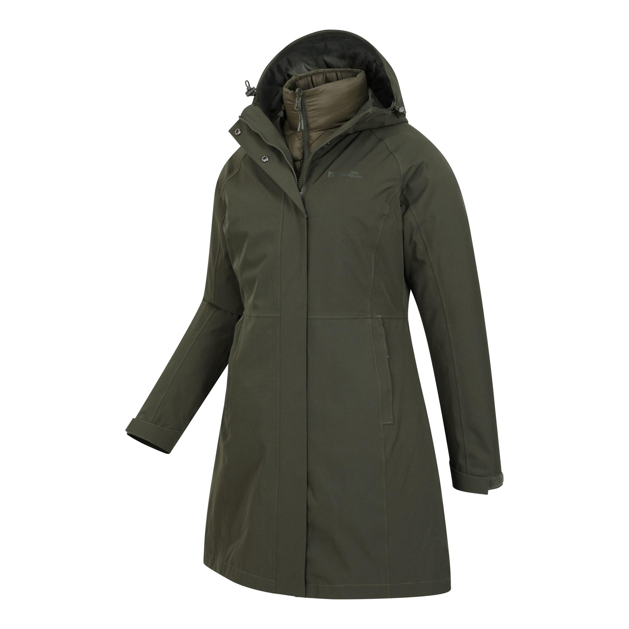 Mountain Warehouse Alaskan Damen 3-in-1 Longjacke - Wasserdicht und atmungsaktiv 4/7