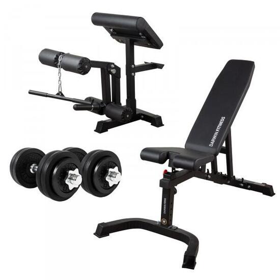 Set d’haltères Darwin Fitness FB90 9,3 kg