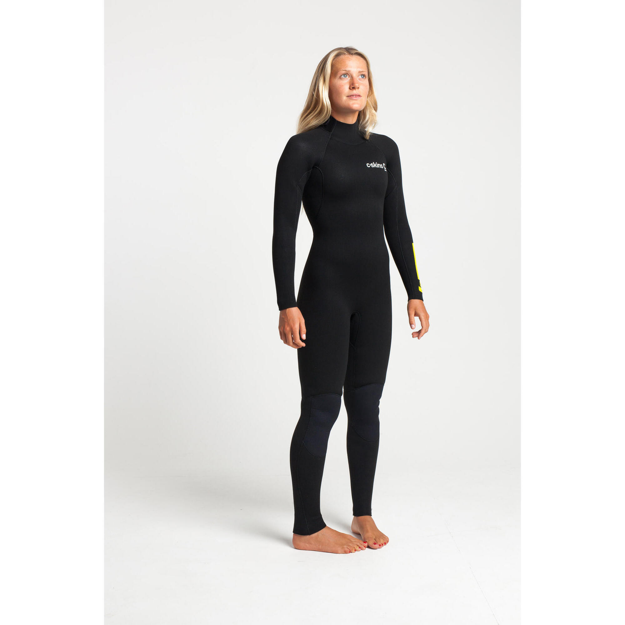 Cskins - Combinaison C-skins Surf School 5/4 Femme - Combinaison De Surf - Noir - Decathlon