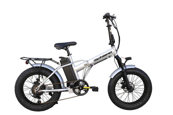 Fat pieghevole acciaio 20" batteria 36v x 10ah ammortizzata