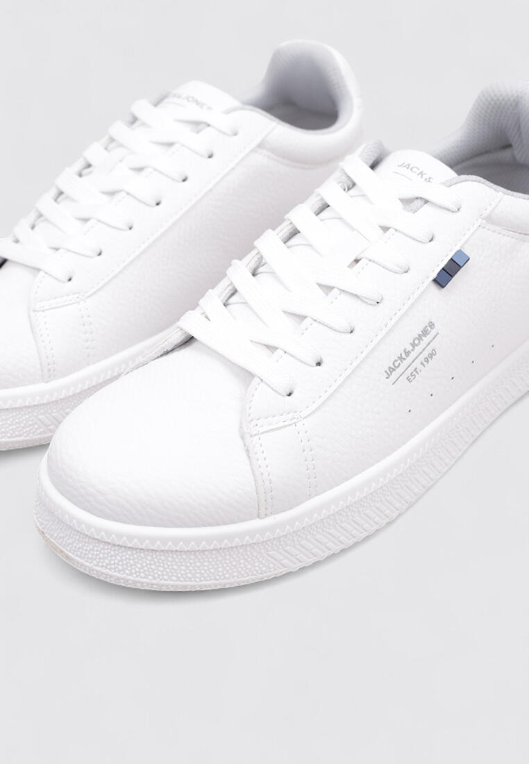 Chaussure de randonnée Baskets Homme Jack&Jones JFWRAVENT TUMBLE PU NUBUCK Blan 3/4