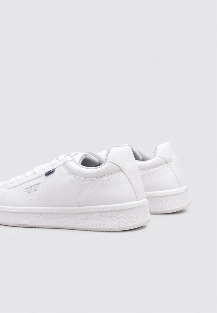Chaussure de randonnée Baskets Homme Jack&Jones JFWRAVENT TUMBLE PU NUBUCK Blan 4/4