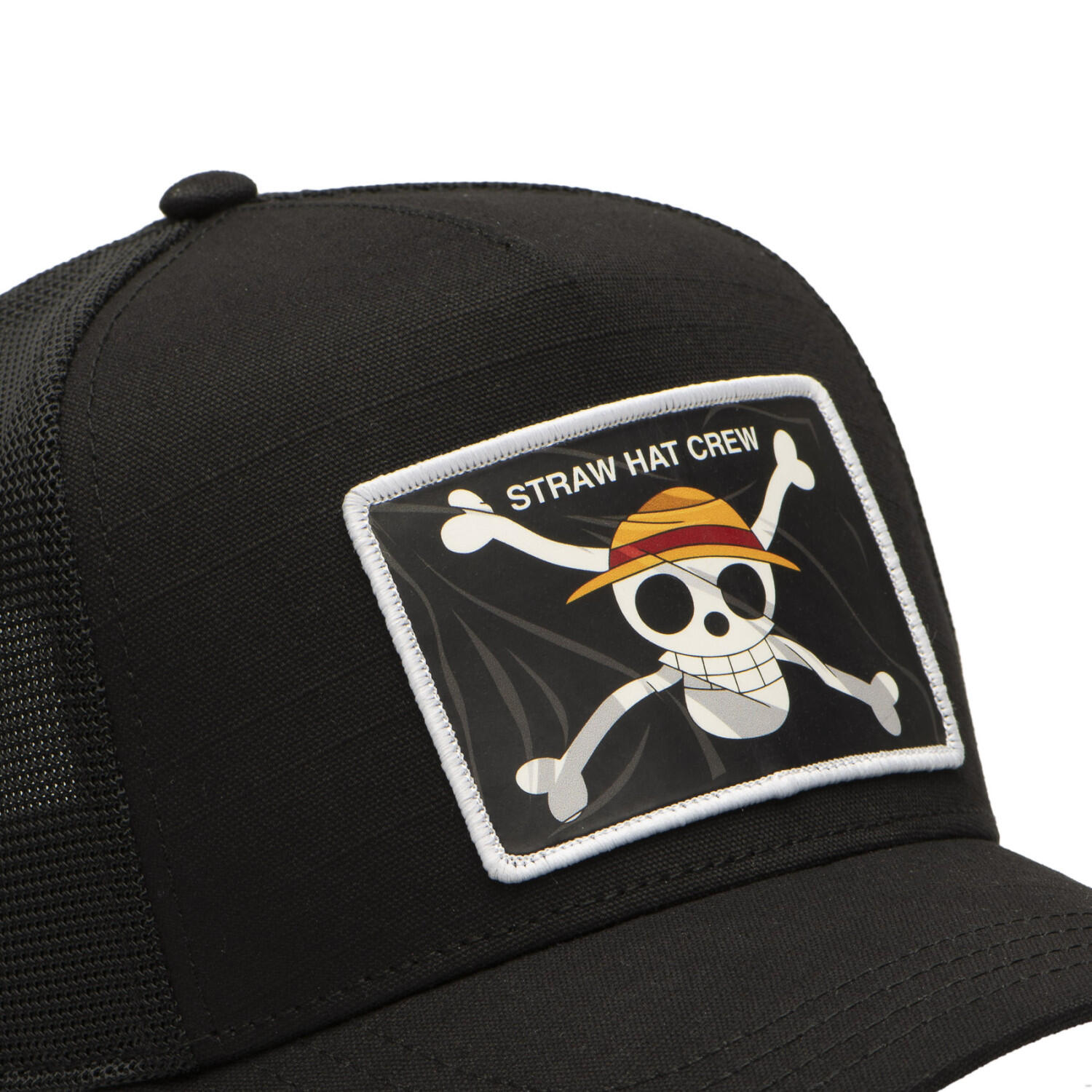 Casquette trucker premium effet bambou One Piece Black Flag 2/5