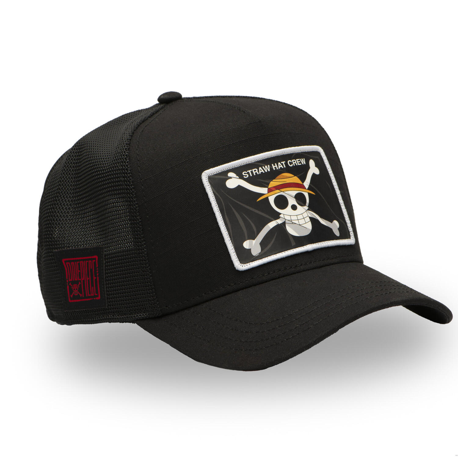 Casquette trucker premium effet bambou One Piece Black Flag 4/5