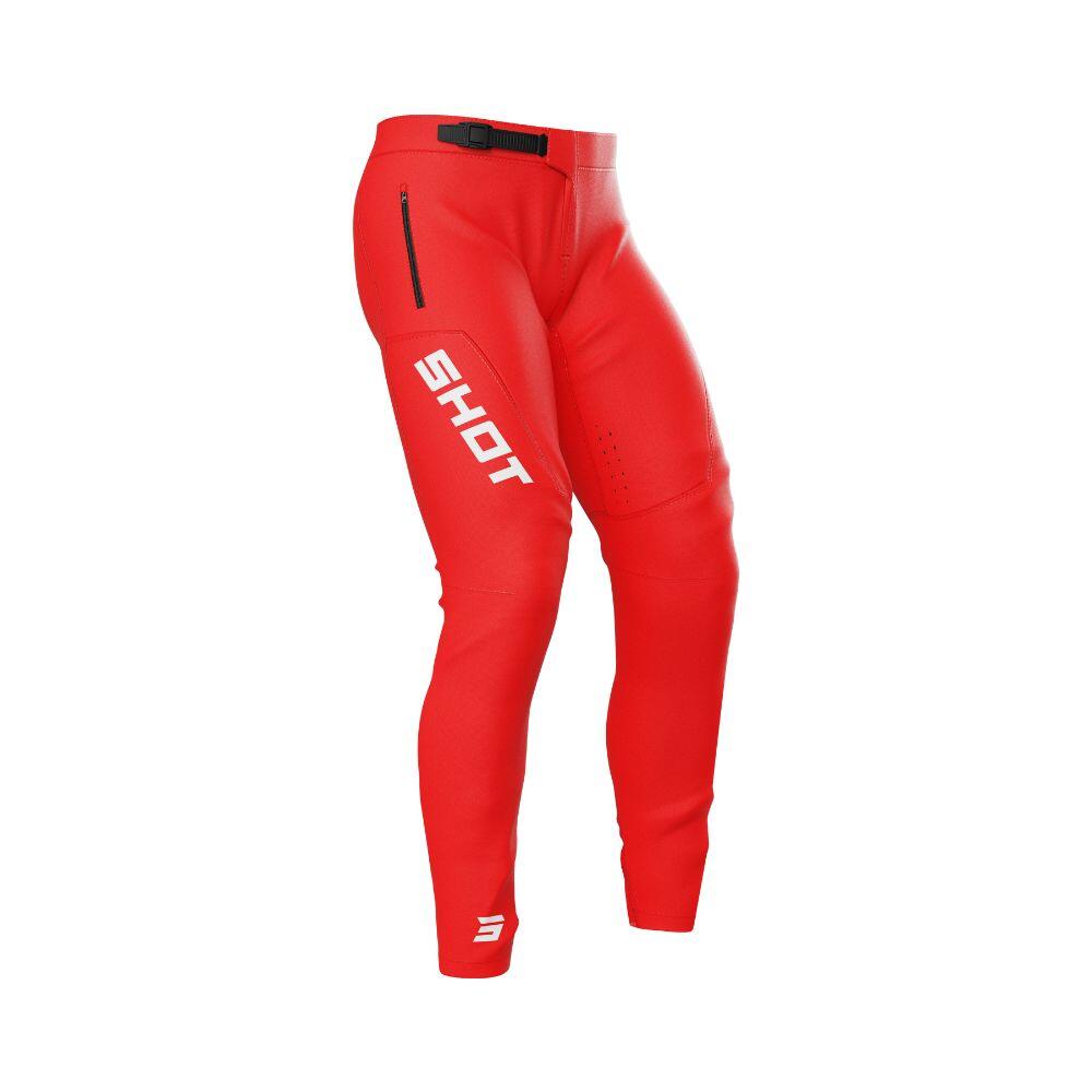 Shot Race Gear - Pantalon Shot Airy Sharp - Rouge - Adulte - Pantalons - Blanc|rouge - Decathlon