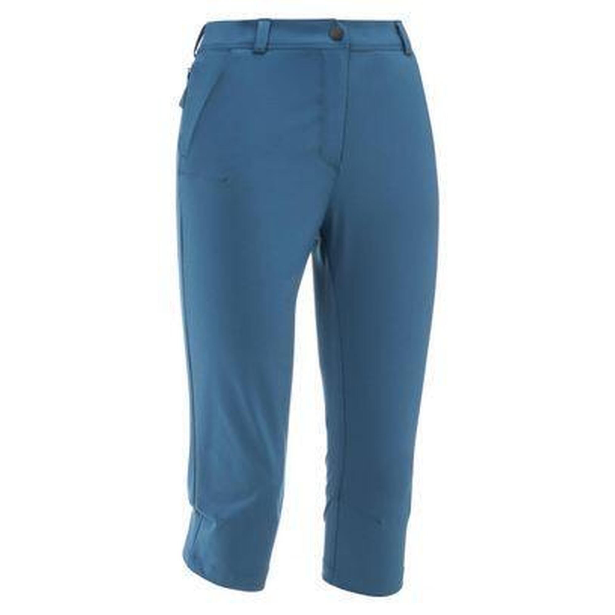 Lafuma - Pantalon 3/4 Lafuma Active Knee Femme - Vert Sarcelle - Pantacourt - Bleu - Decathlon