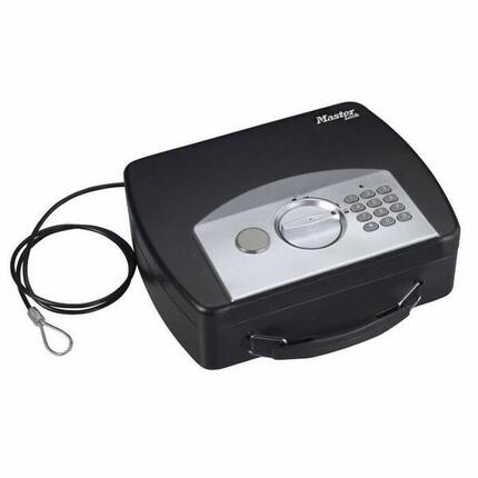 Coffre-Fort Portable avec Câble de Sécurité MASTER LOCK Acier