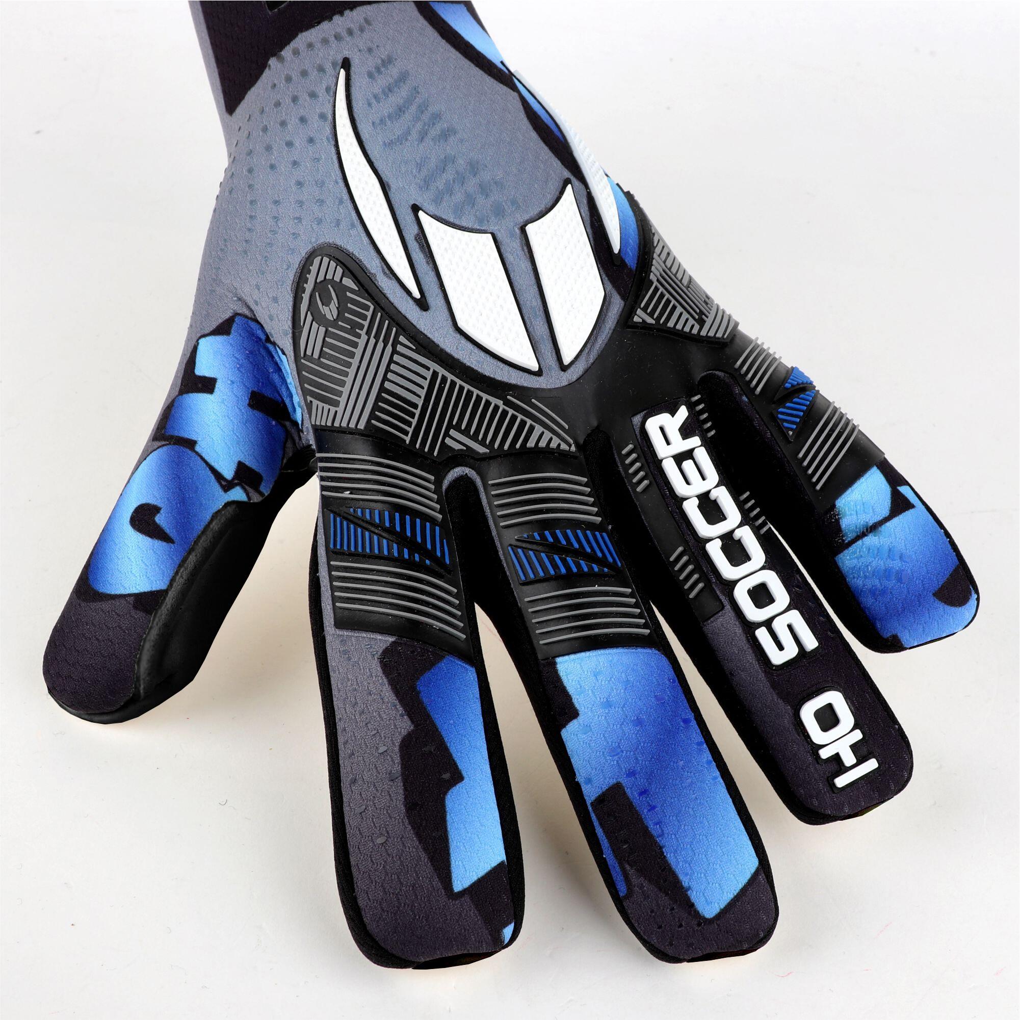 Guanti da portiere Ho Soccer per Adulti Pro Evolution Graffiti RN Blu 2/6