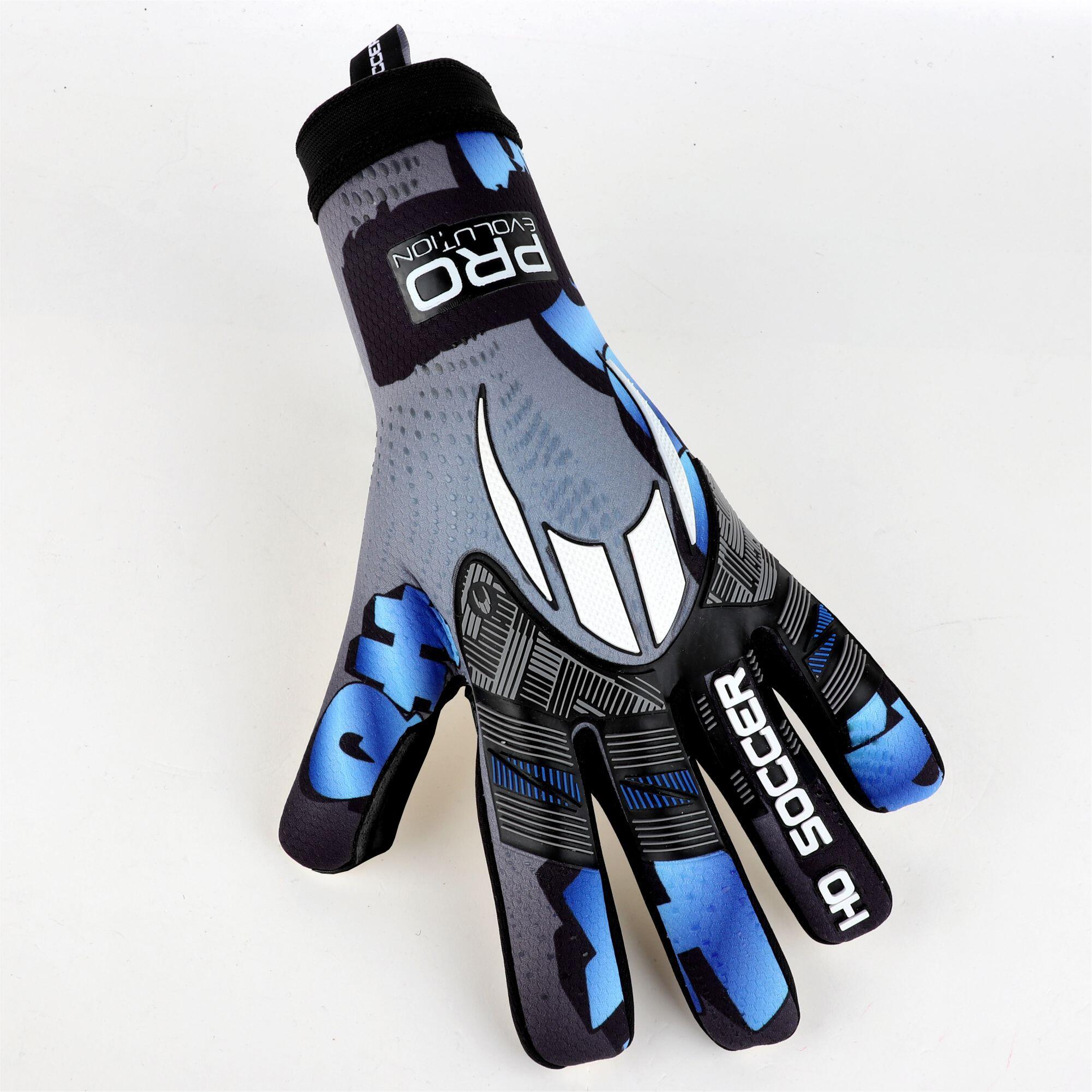 Guanti da portiere Ho Soccer per Adulti Pro Evolution Graffiti RN Blu 4/6