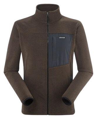 Veste Polaire Femme LAFUMA Maury Sherpa - Fermeture Complète, Polyester Recyclé, Coupe Ample, Couleur Beige