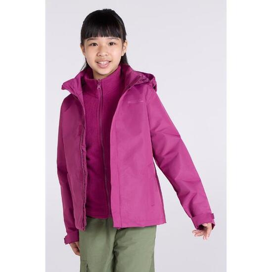 Mountain Warehouse Veste 3 en 1 enfant Fell - Imperméable et chaude
