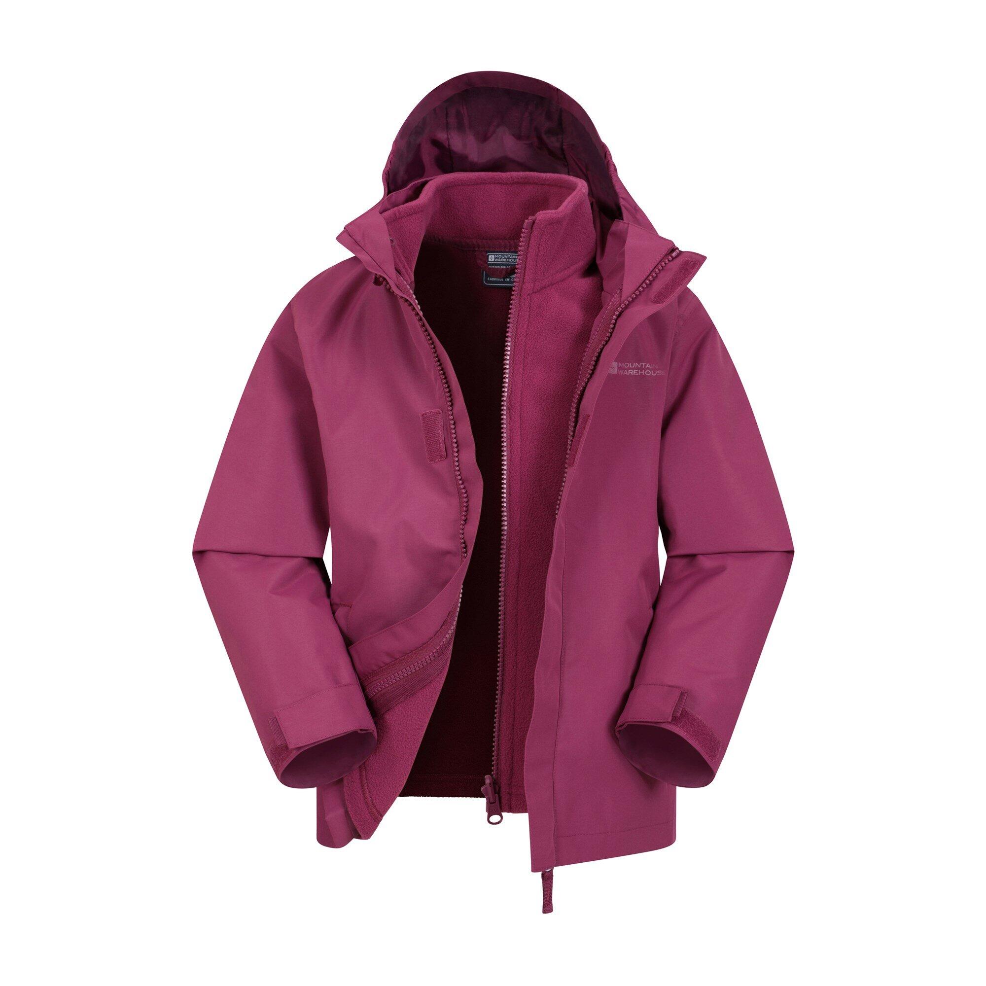 Mountain Warehouse Veste 3 en 1 enfant Fell - Imperméable et chaude 4/7