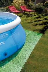 Tapis de protection pour piscine 50 x 50 cm Imitation gazon