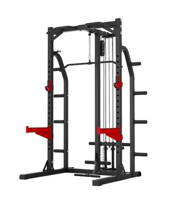 Heavy Duty Half Rack RH50 con Attacco per Puleggia Alta e