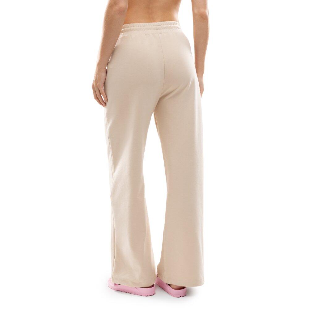 Pantalon de survêtement large en tissu scuba femme Lifestyle IBZ Iboshim Ivory 2/7