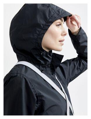 Craft Core Bike Ride Hydro Lumen Waterproof Jacket Black Women 5/6