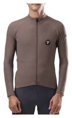 Maglia LeBram Off-Road a manica lunga marrone per la mezza stagione