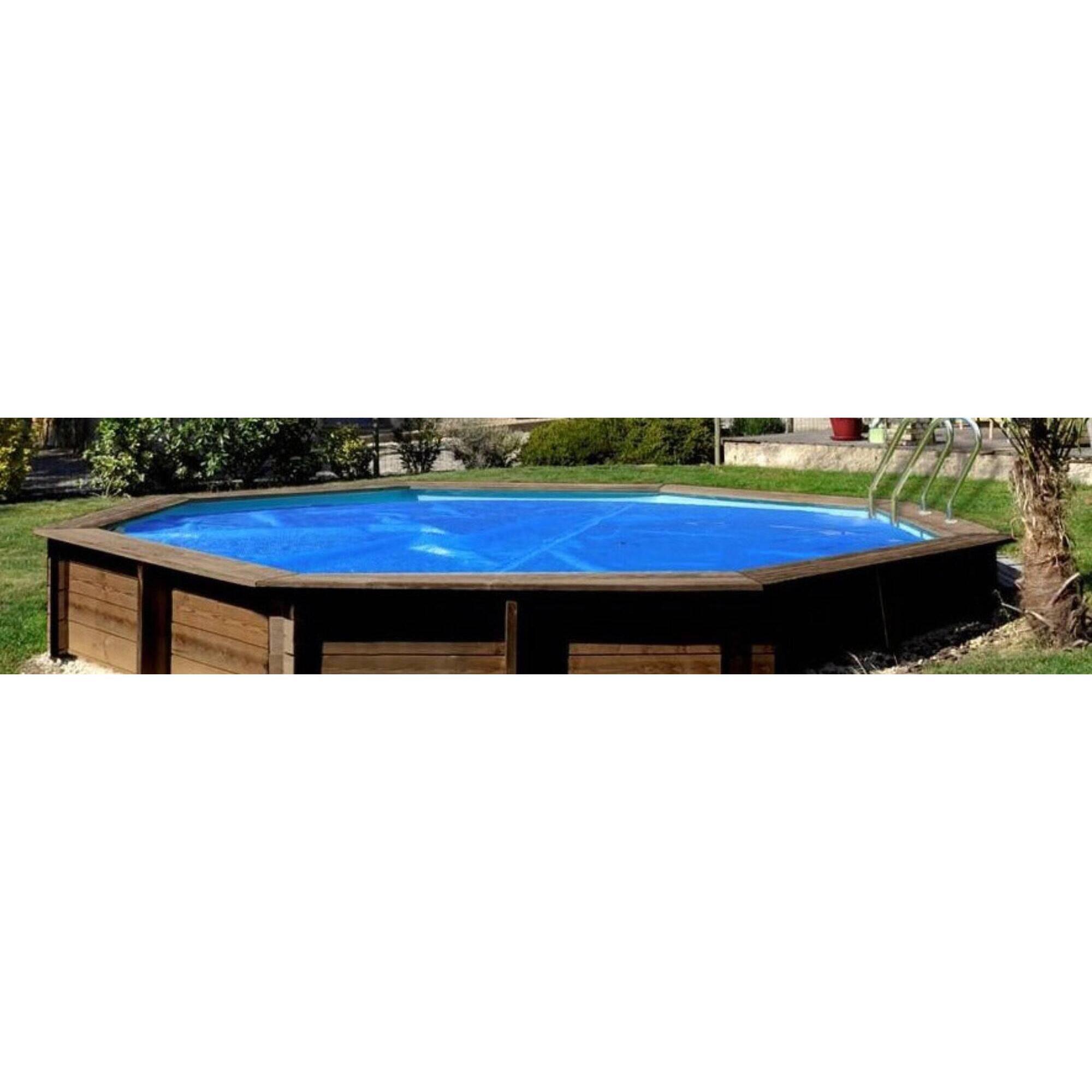 Gre - 400u Couverture D'Été Isométrique Pour Piscines En Bois - Évora, Anis, Cardamone - Bâche Piscine - Taille Unique - Decathlon