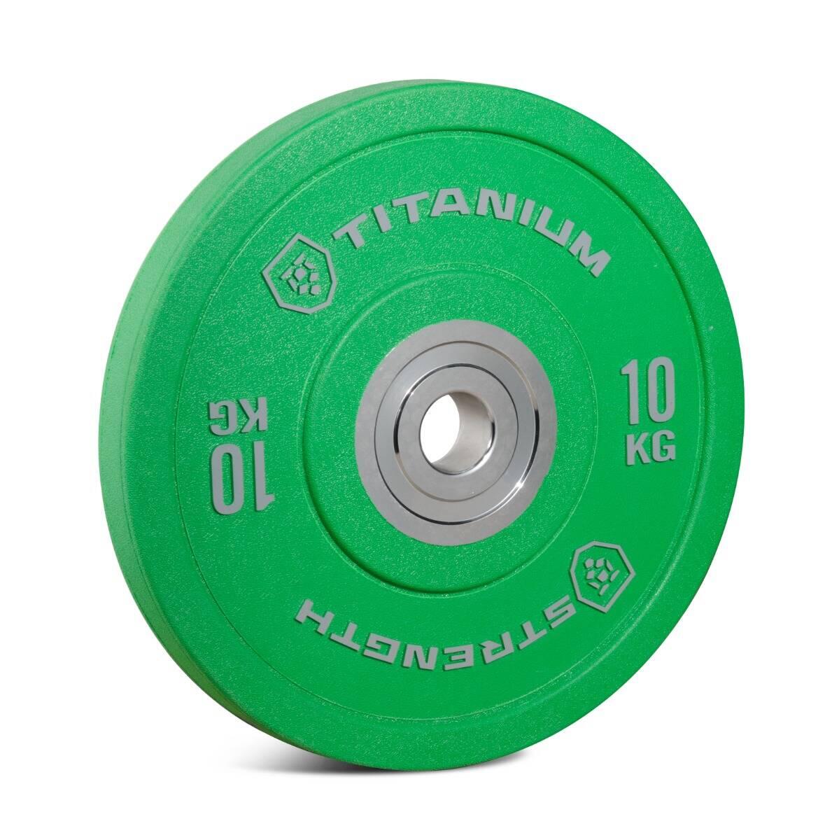 HBPC Disque Bumper Olympique Coloré 10 kg - 1/3