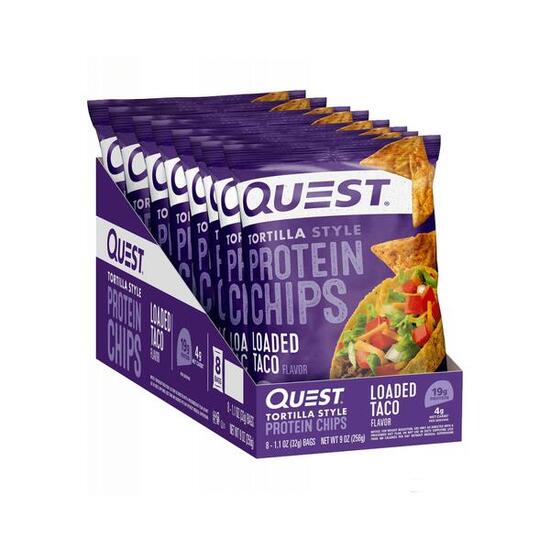 Quest Nutrition Protein Tortilla Chips (8x32g) Loaded Taco
