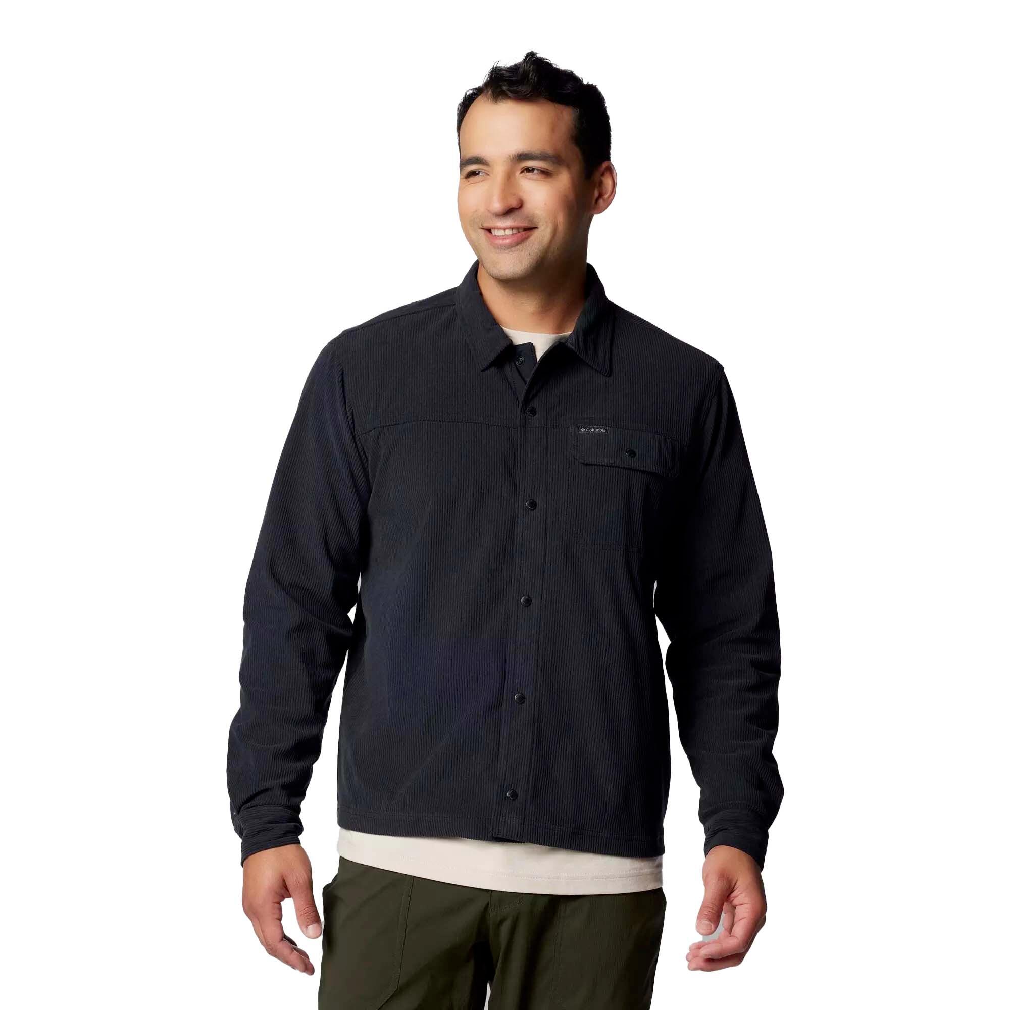 Columbia - Chemise En Velours Columbia Flare Gun™ Adulte - Chemise Manches Longues - Noir - Decathlon