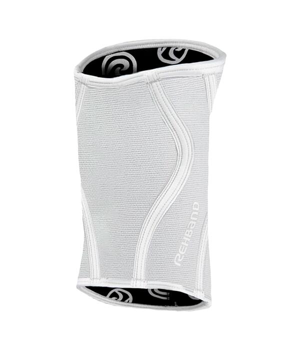 Rodillera de compresión Rehband RX Gris/Blanca 2/4