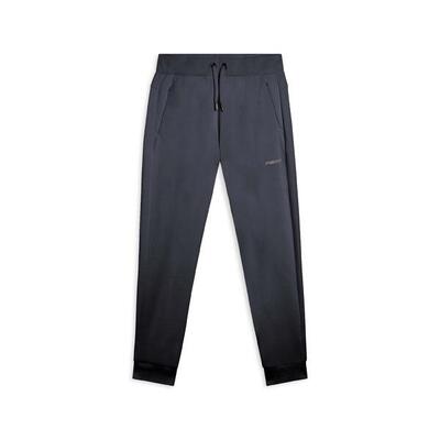 Pantaloni in felpa di cotone con fondo e vita in costina