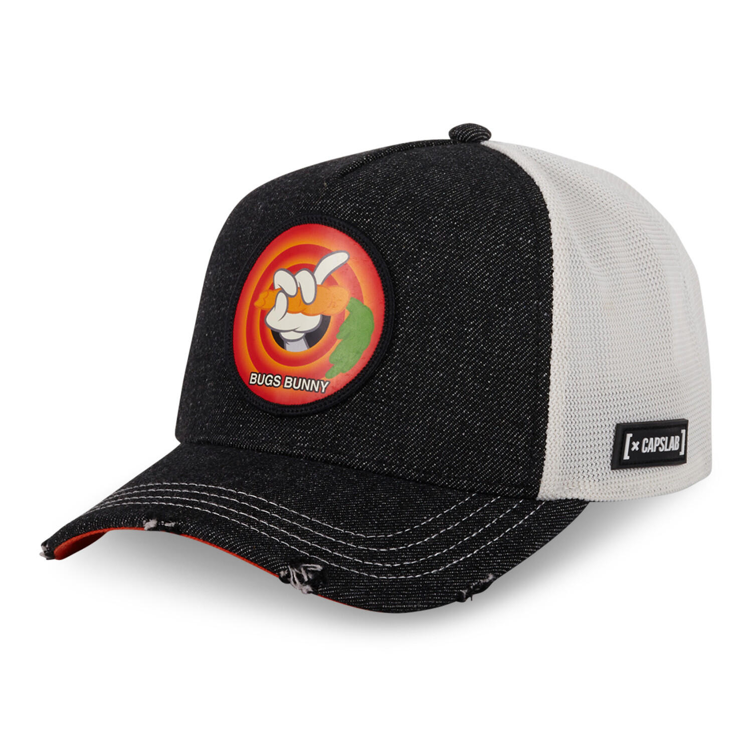 Casquette trucker prémium avec filet Looney Tunes Bugs Hand 1/5