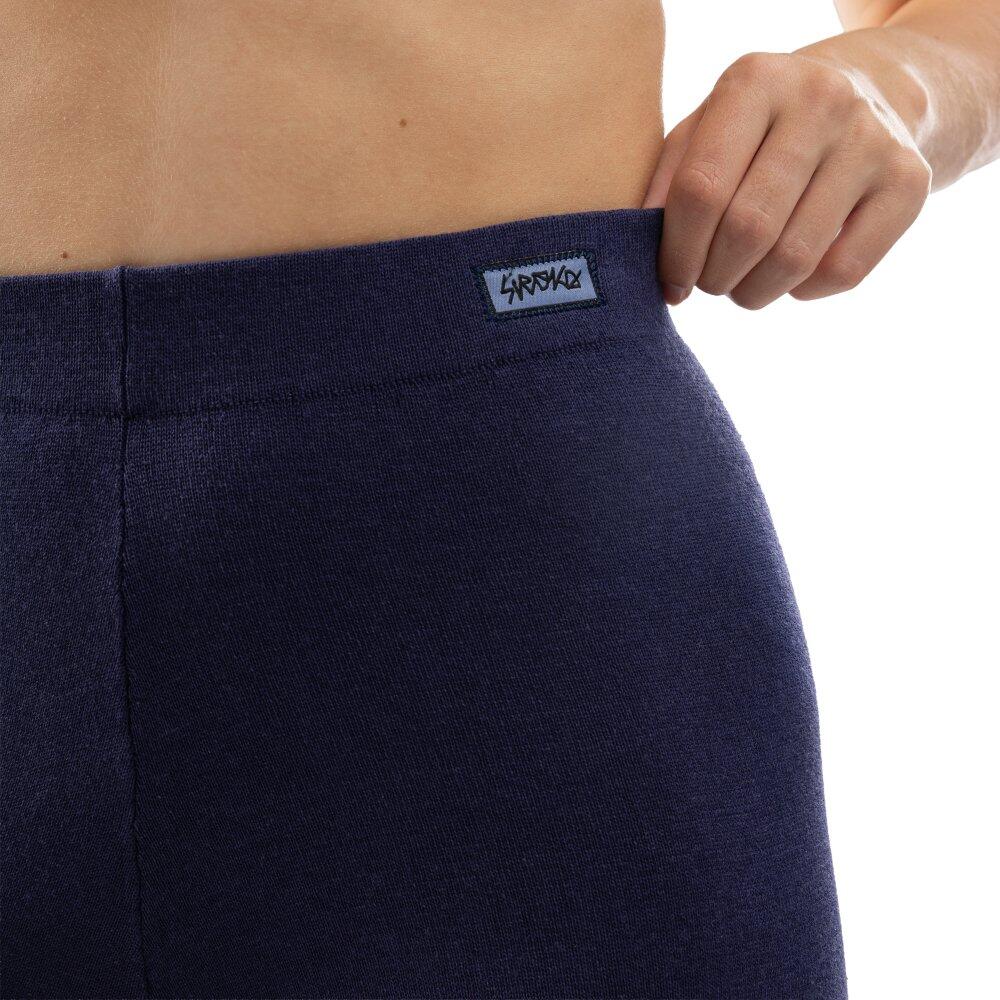 Pantalon large en maille femme IBZ Loom Navy Bleu 4/7