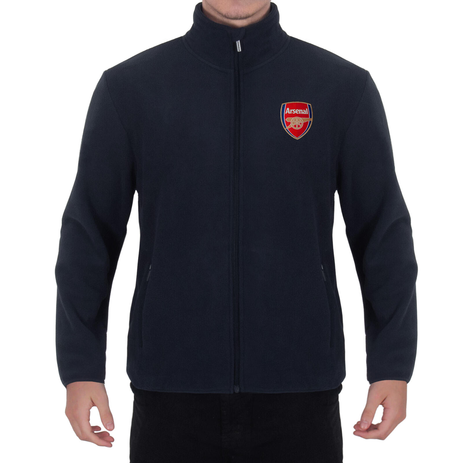 Arsenal F.C. Men's Full Zip Fleece Jacket – Official Football Gift