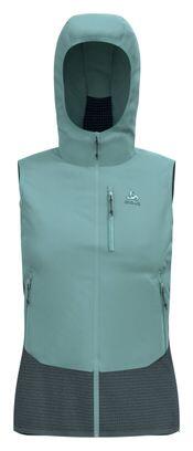 Gilet Hybride Femme Odlo Ascent Vert/Gris