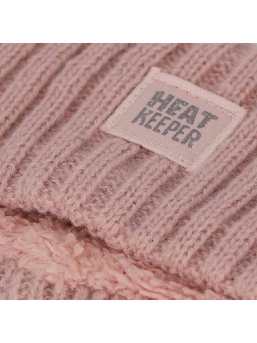 Ensemble Thermo Hiver Femme - Bandeau + Gants - Rose 4/5