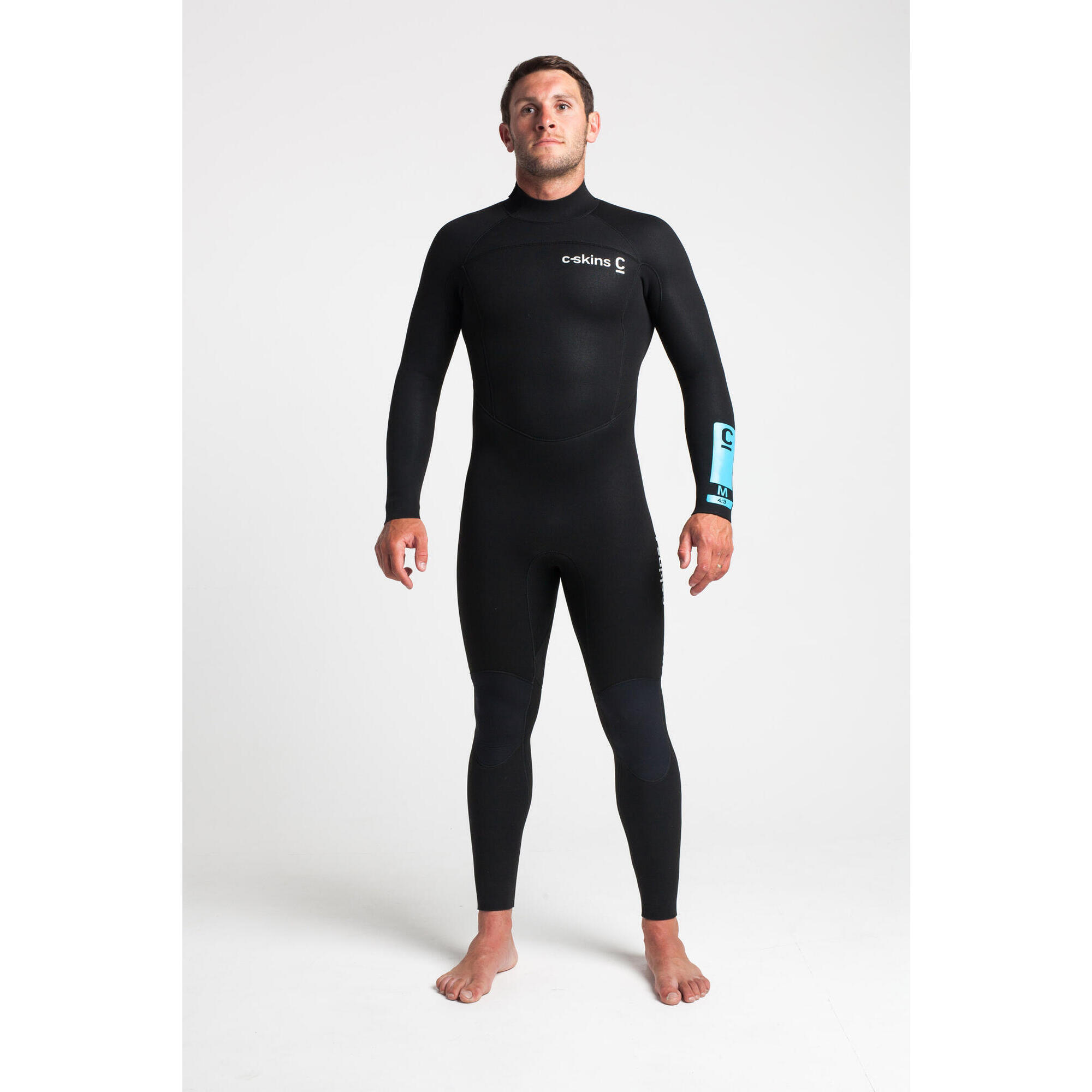 Cskins - Combinaison C-skins Surf School 5/4/3 Homme - Combinaison De Surf - Noir - Mt - Decathlon
