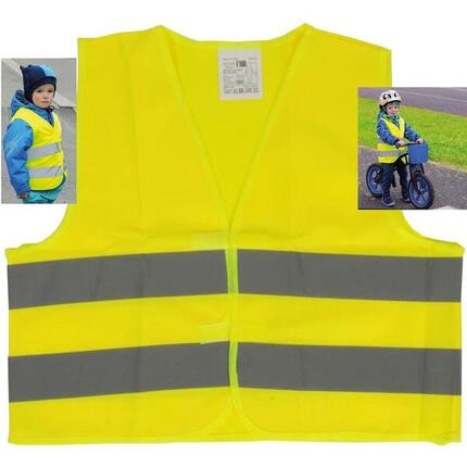 Sicherheitsweste von Kindern gelb
