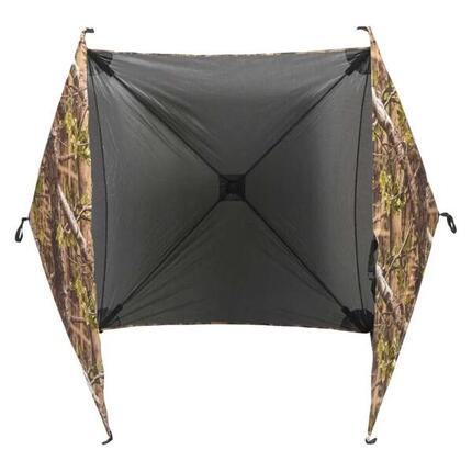 Affût escamotable 3 côtés 1,40x1,40m matière clear view