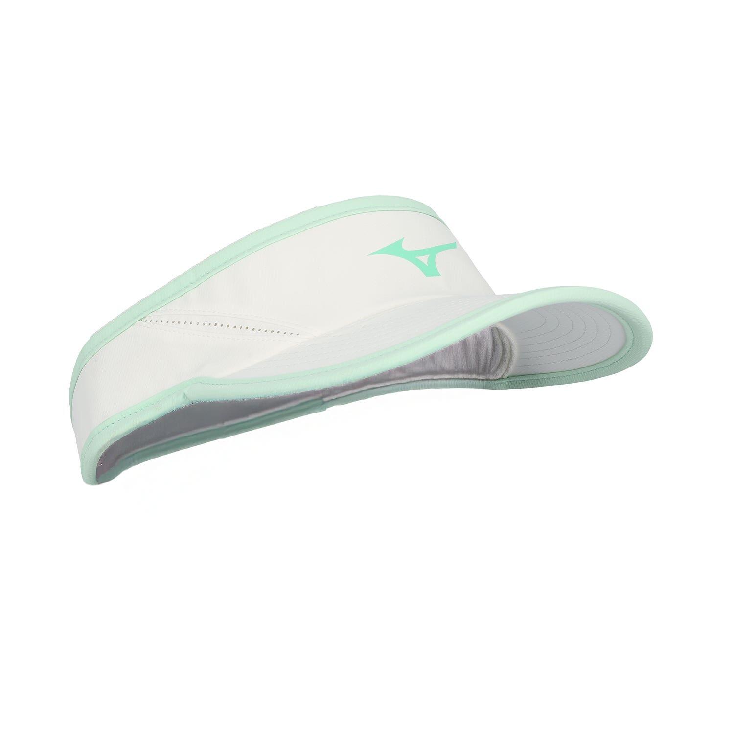 Visera Mizuno Drylite Visor Blanco/turquesa Unisex 2/3