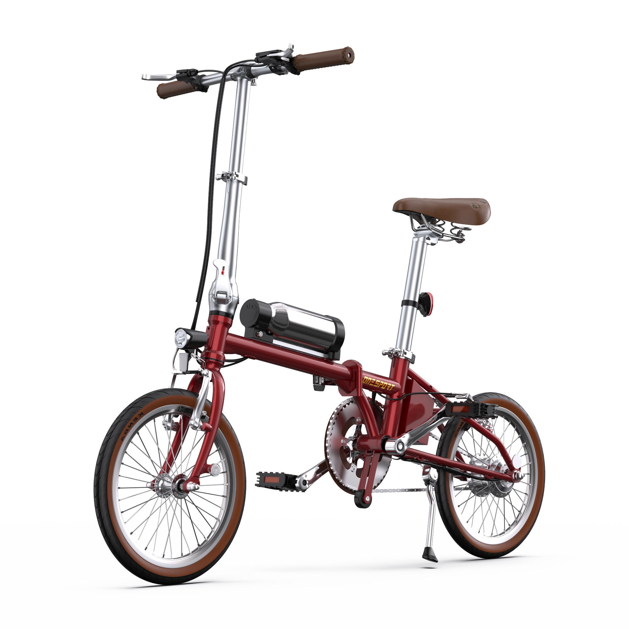 ONESPORT Skládací elektrokolo OT02 16 palců, motor 250 W