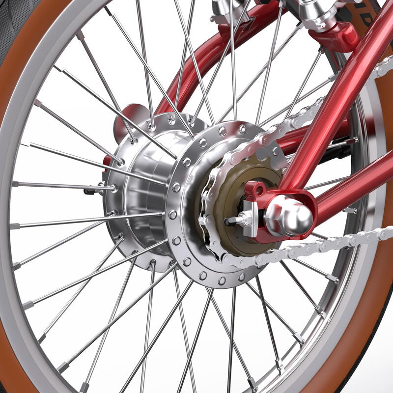 Bicicletă electrică pliabilă Onesport OT02, 16 inch, motor de 250 W