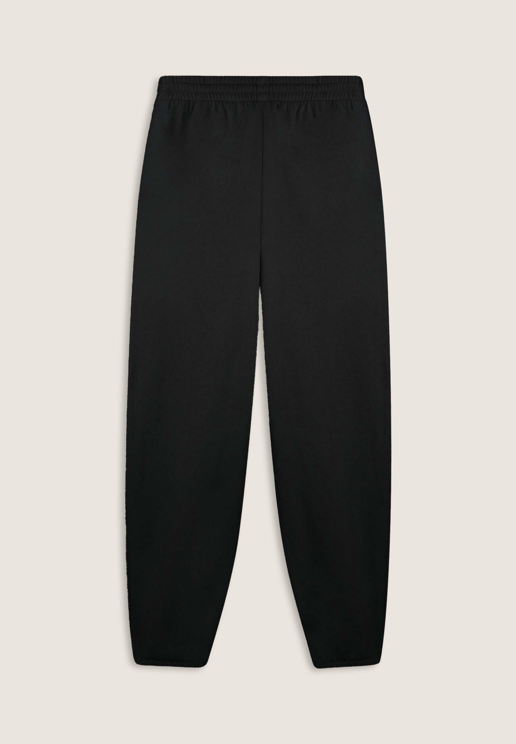 Pantalon en molleton avec imprimé « Flow » et bord froncé 2/3