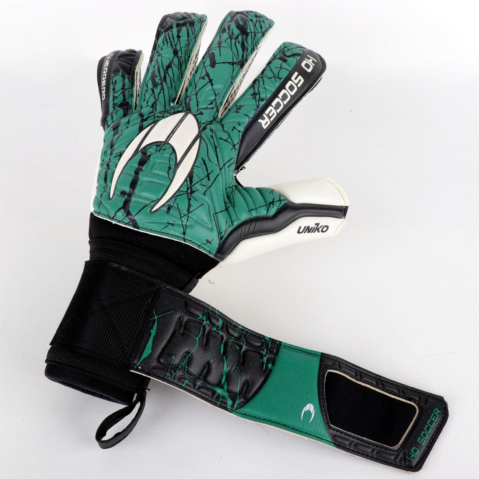 Guanti da portiere Ho Soccer per Adulti Guerrero Uniko RF Verde 4/7