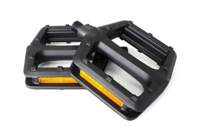 Vp nylon pedalen zwart