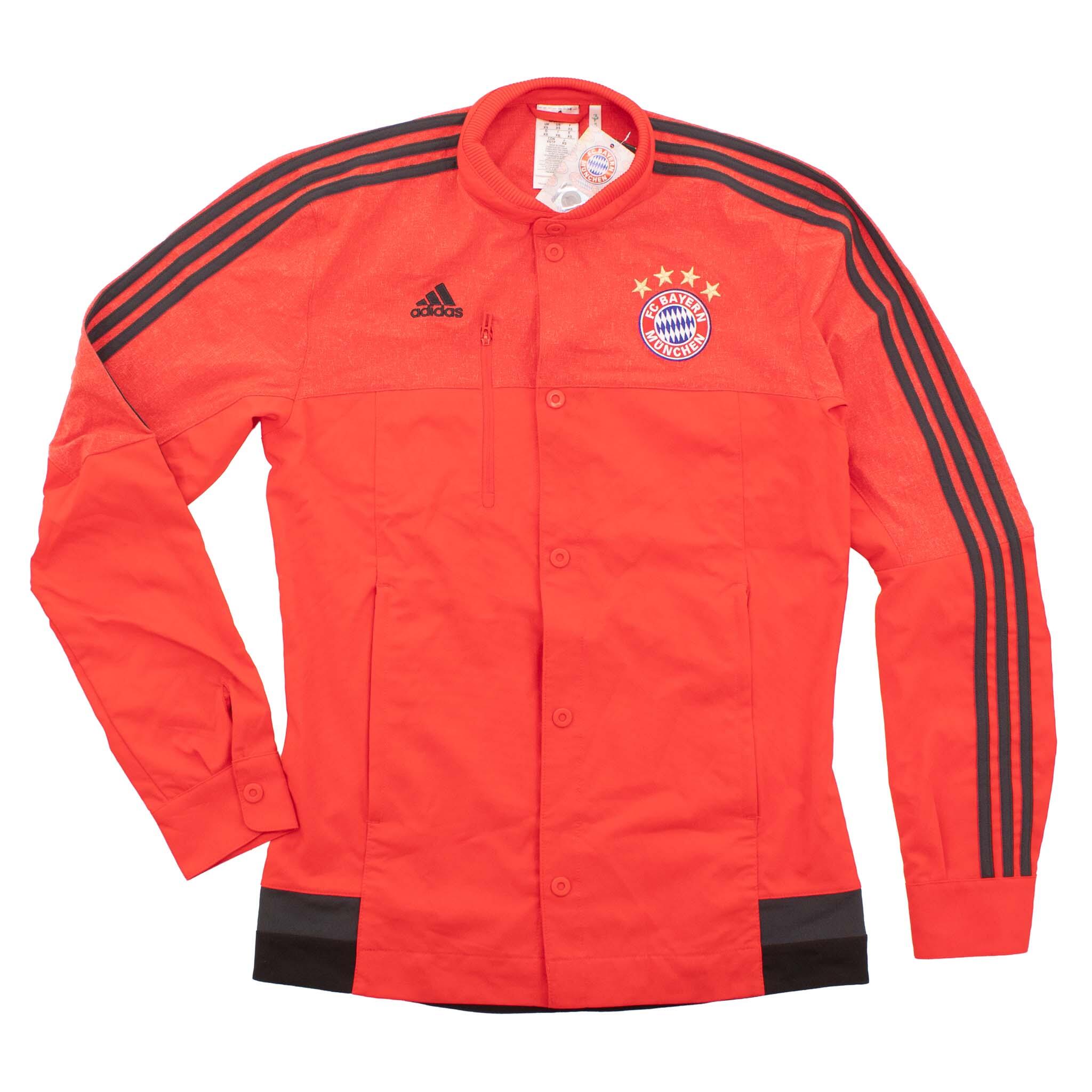 ADIDAS Jacke FCB FC Bayern München Anthem in Rot