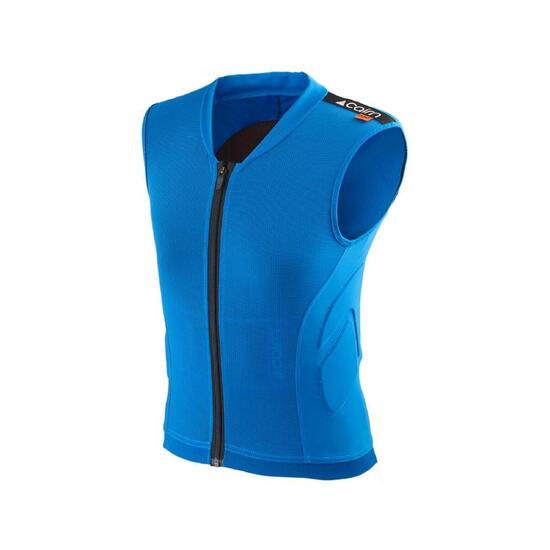 Ochraniacz pleców dla dzieci - narty, snowboard, MTB - D3O® - niebieski