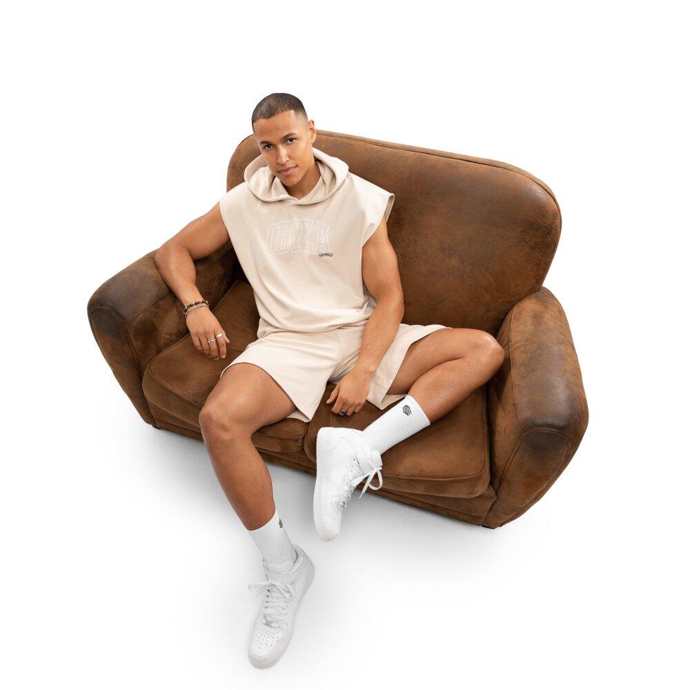 Short de sport en tissu scuba homme Lifestyle IBZ Bang Ivory Blanc 3/7