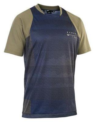 Ion bike jersey scrub ss zwart bruin