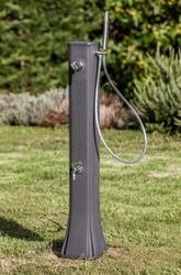 Douche solaire noire avec bain de pieds 19 L